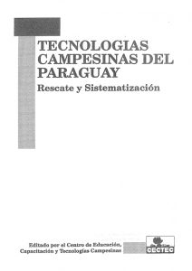 TECNOLOGÍAS CAMPESINAS